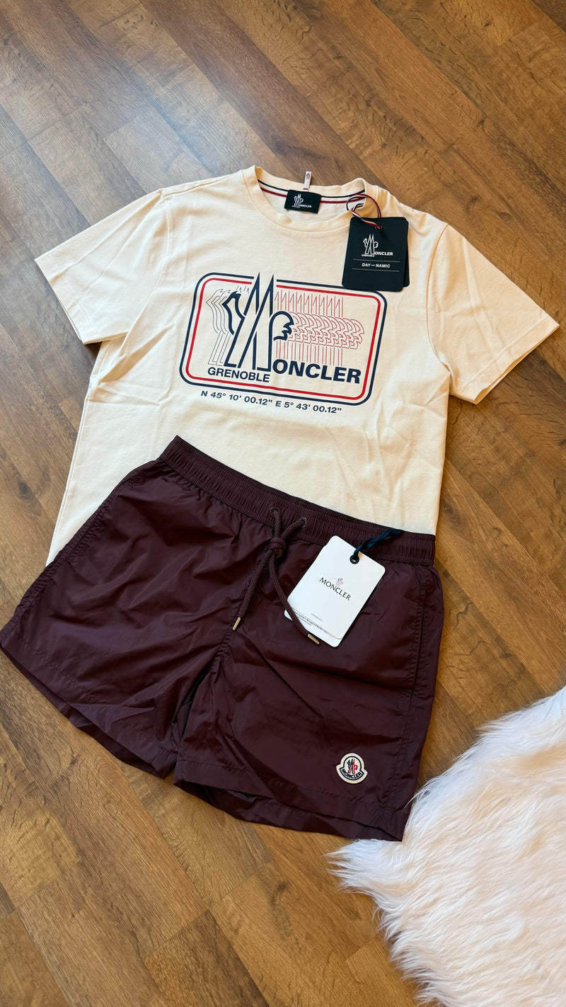 Moncler Grenoble Shorts & Tee Set