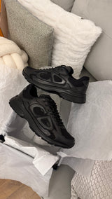 Dior Metallic Black B30 Trainers