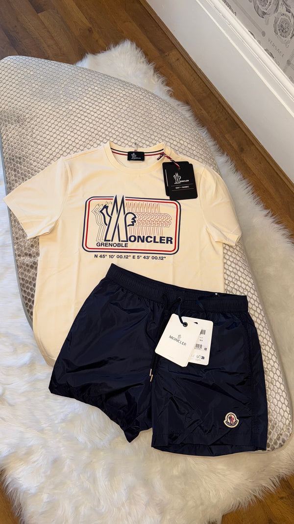 Moncler Grenoble Shorts & Tee Set