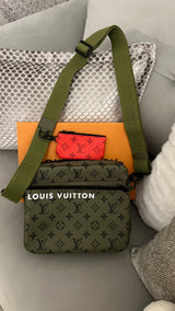 Louis Vuitton Trio Messenger Khaki
