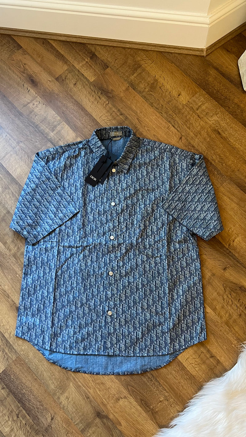 Dior Blue Oblique Over-Shirt