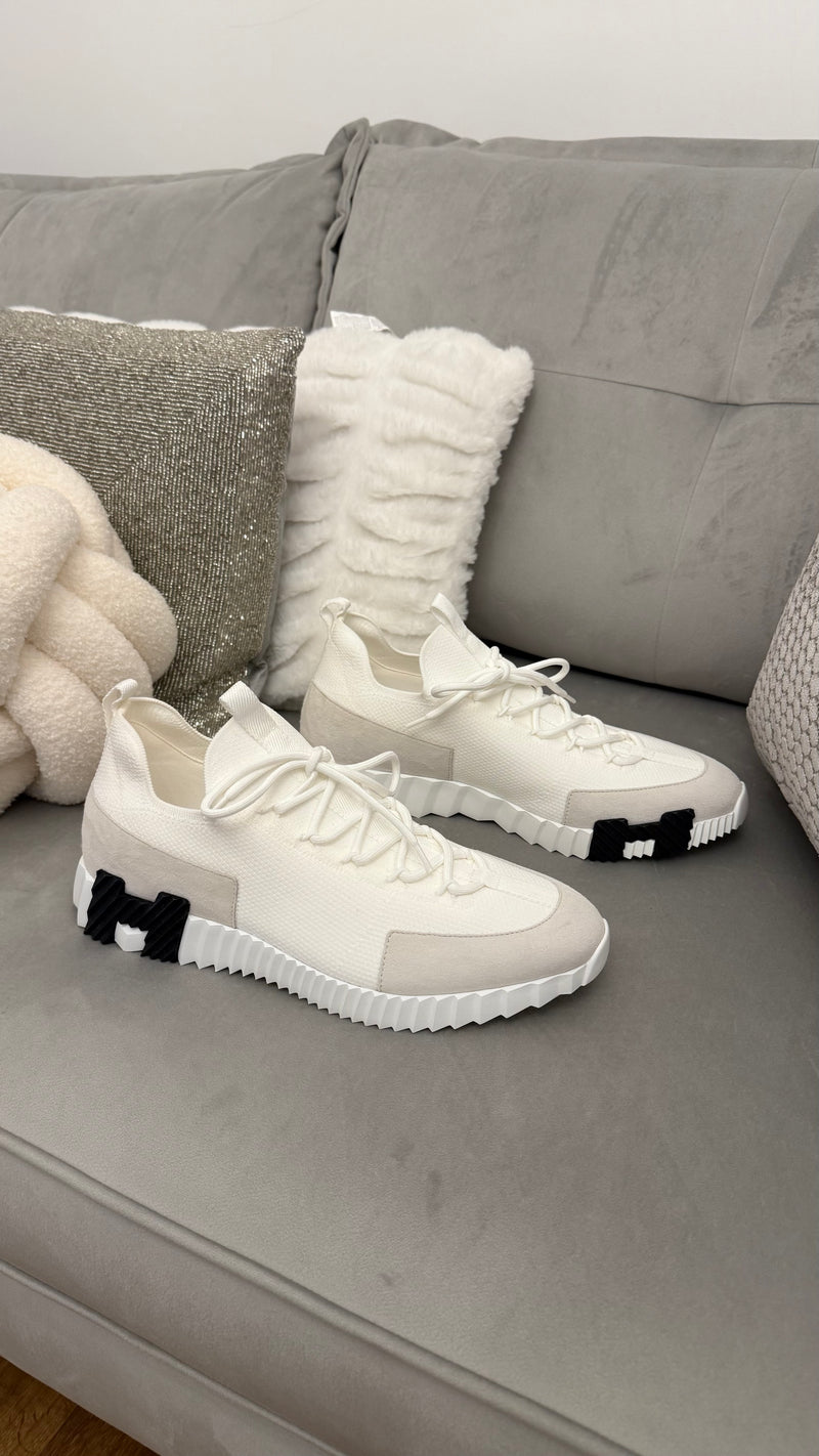 Hermes Lift Sneakers White