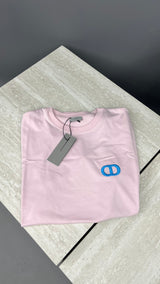 Dior CD Pink / Blue T Shirt