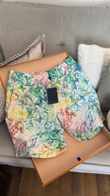 Louis Vuitton Pastel Shorts & Tee Set