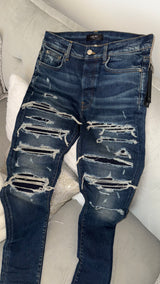 Amiri Blue Thrasher Jeans