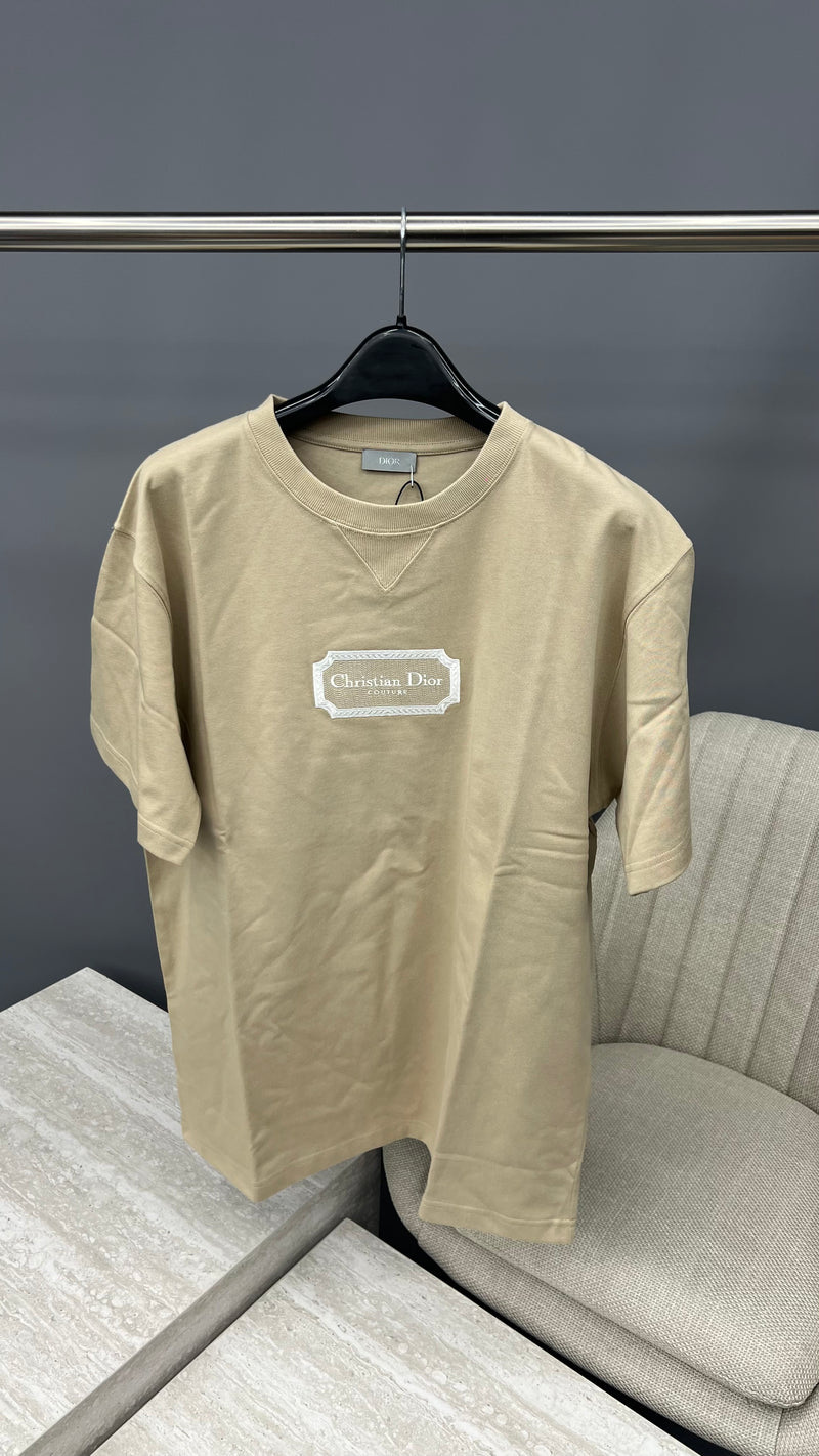 Dior Plaque Beige T-Shirt
