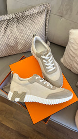 Hermes Bounce Sneaker Beige