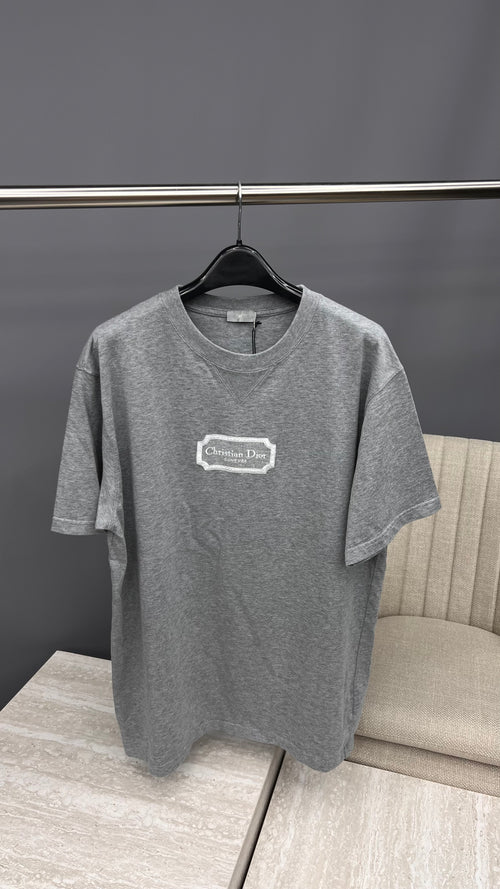 Dior Plaque Grey T-Shirt