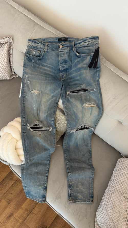 Amiri MX1 Light Blue Jeans