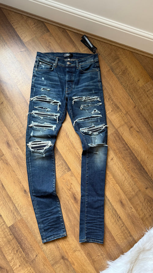 Amiri Blue Thrasher Jeans