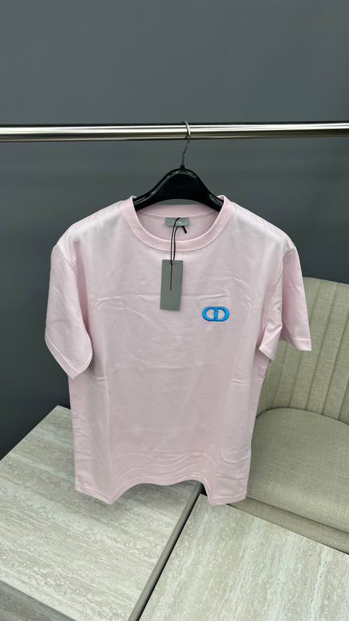 Dior CD Pink / Blue T Shirt
