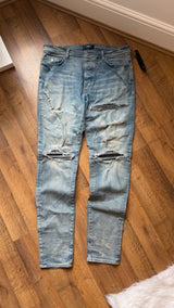 Amiri MX1 Light Blue Jeans