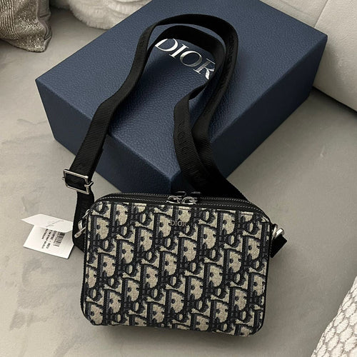 Dior Mini Zip Messenger Bag
