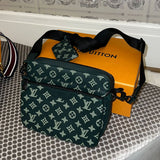 Louis Vuitton Forest Green Trio Messenger